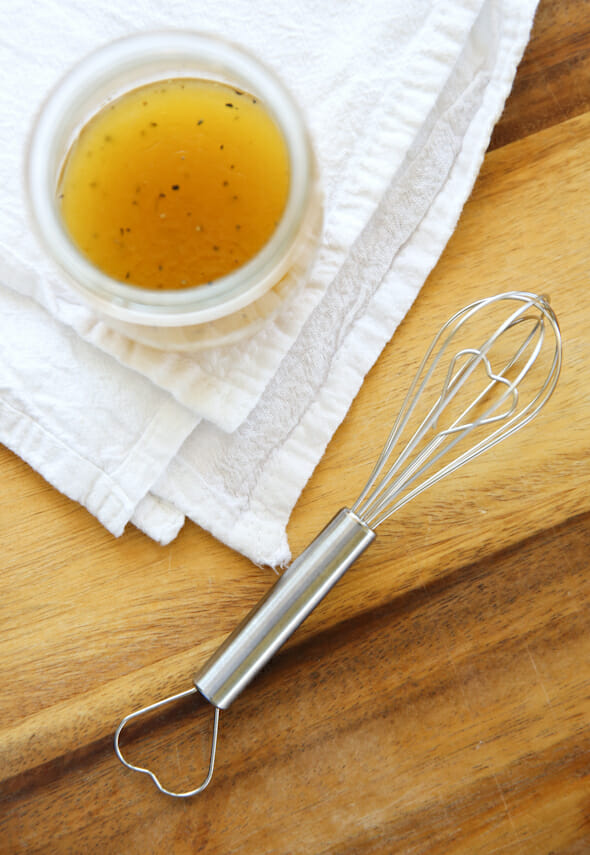 Heart Whisk with Dressing