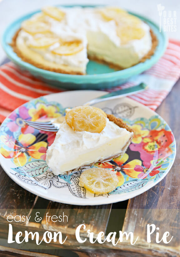 Lemon Cream Pie from Our Best Bites