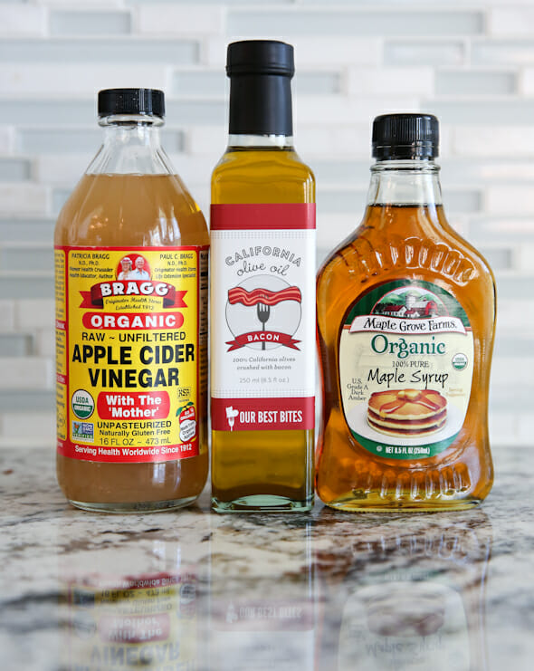 maple-bacon salad dressing