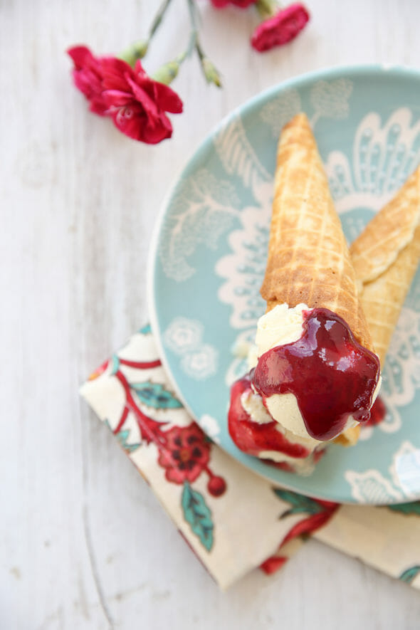 Buttermilk Ice Cream from Our Best Bites