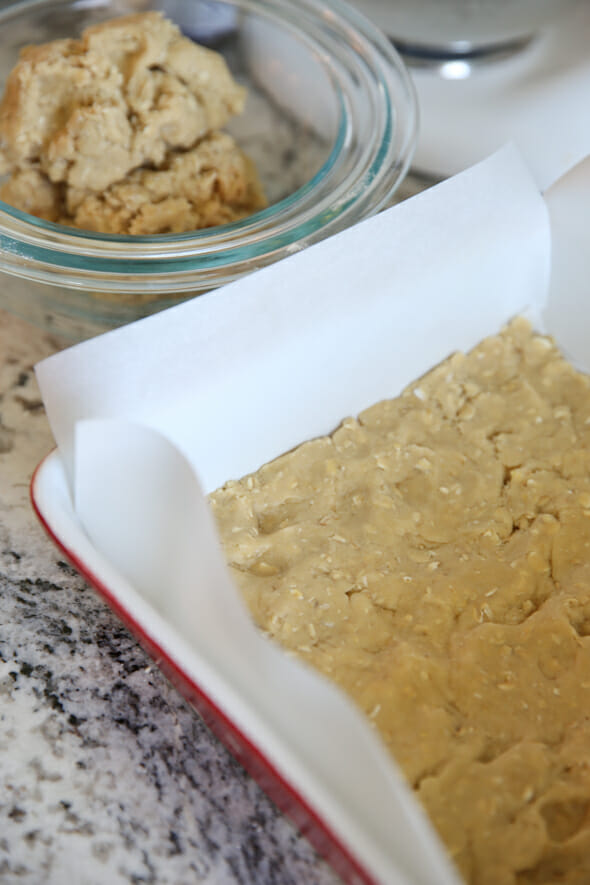 Cookie Dough Pressed in Pan