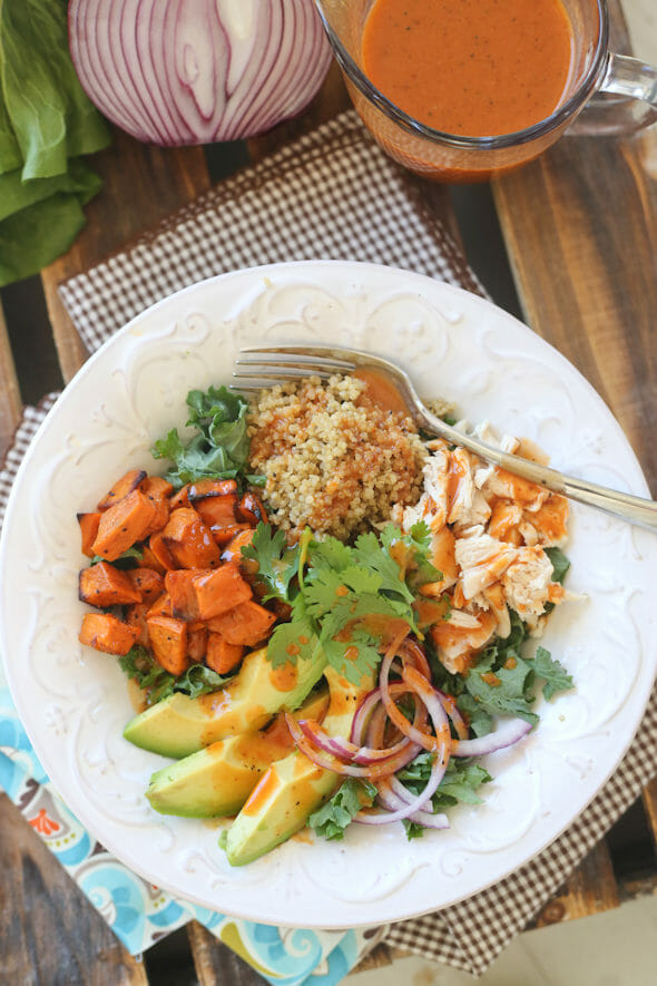 Roasted Sweet Potato Salad with Smoked Paprika Vinaigrette