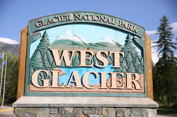 glacier sign