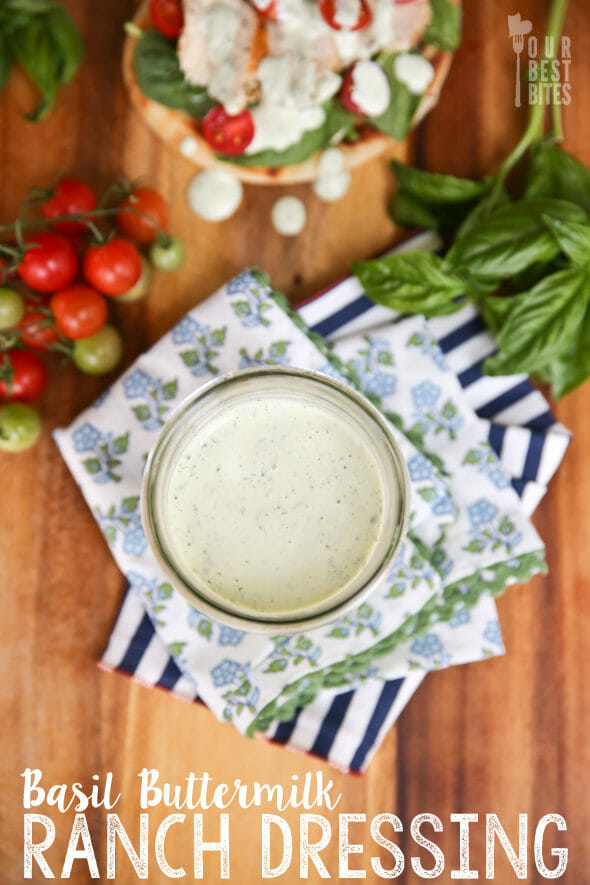 Basil Buttermilk Ranch from Our Best Bites