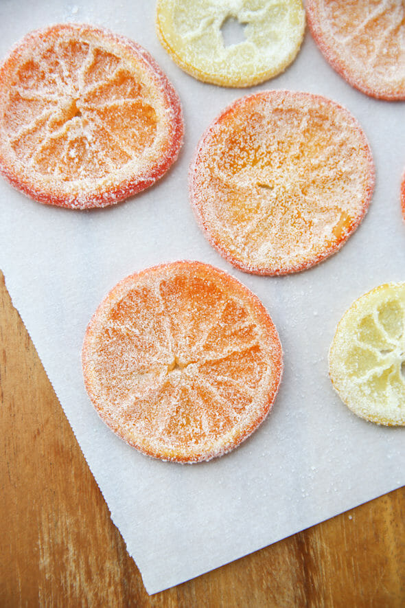 Dehydrated & Sparkly Lemon Slices