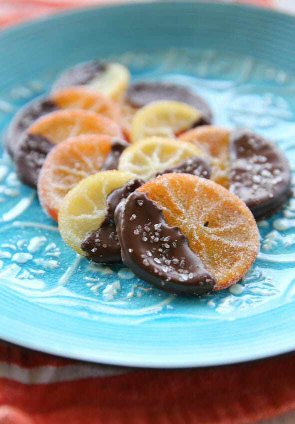 Candied lemon peels dark chocolate - Perle di Sole