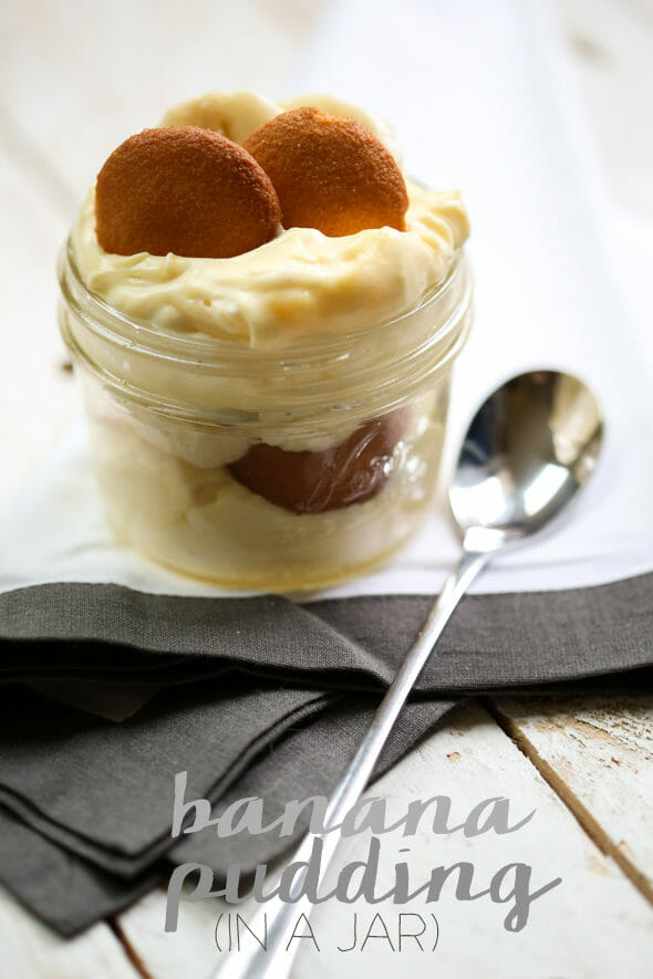 Our Best Bites banana pudding in a jar 