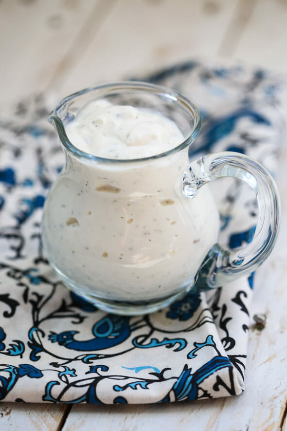 Creamy Feta and Dill Salad Dressing