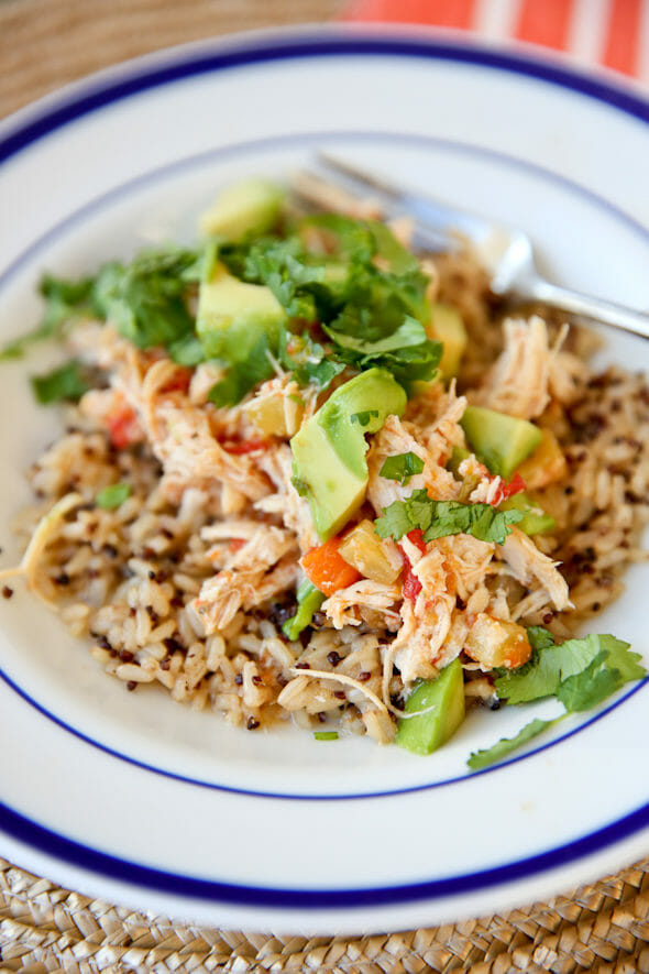 Mango Pineapple Salsa Chicken