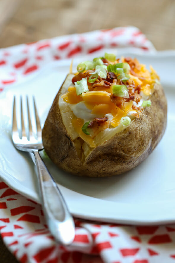 Crockpot Baked Potatoes from Our Best Bites
