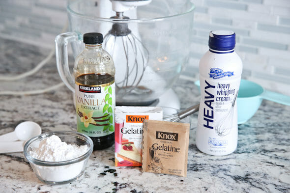 stabilized whipped cream ingredients