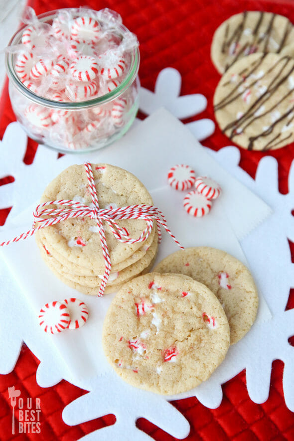 Peppermint Sugar Cookies