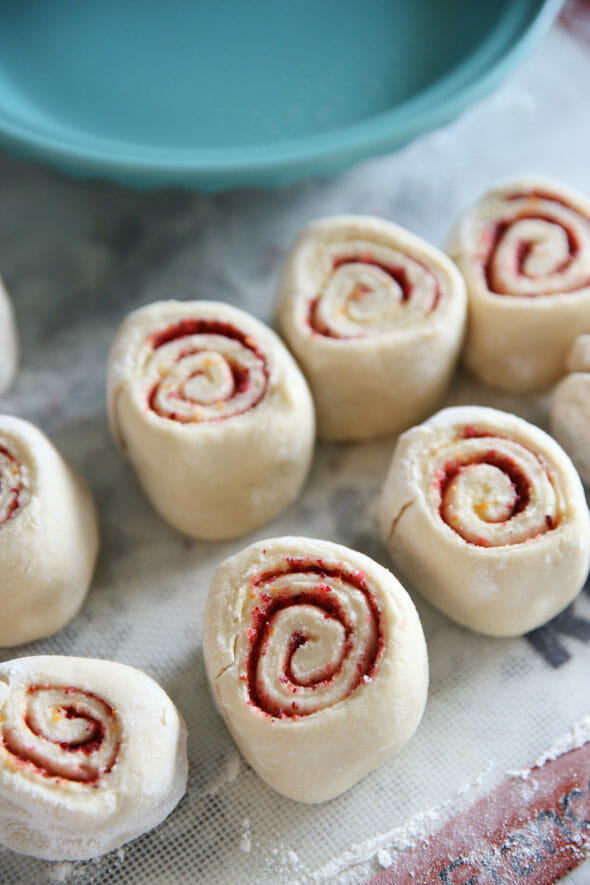 Cut Cranberry Orange Rolls