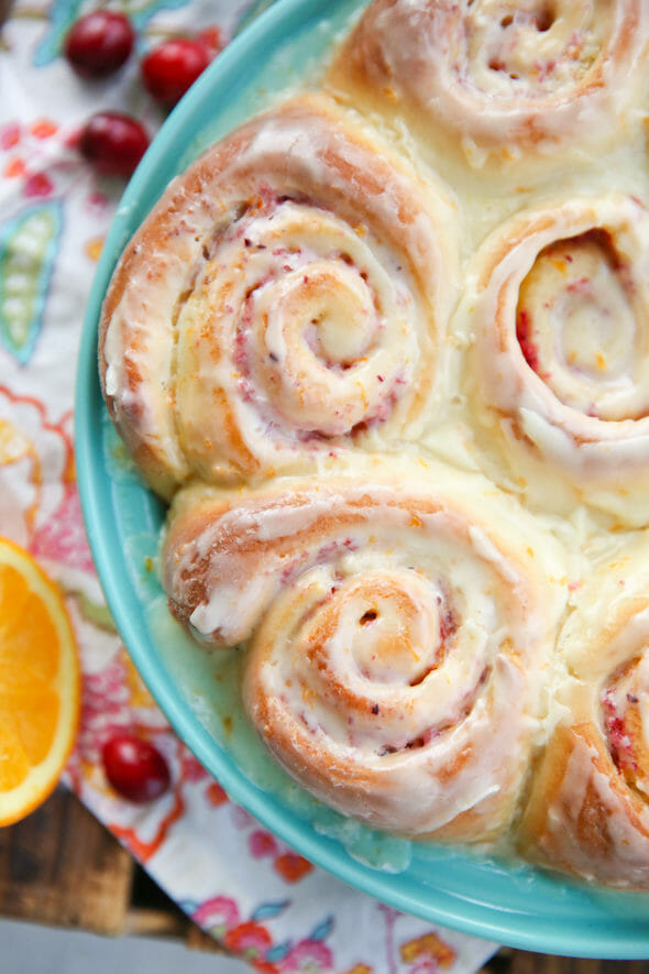 Cranberry Orange Rolls from Our Best Bites