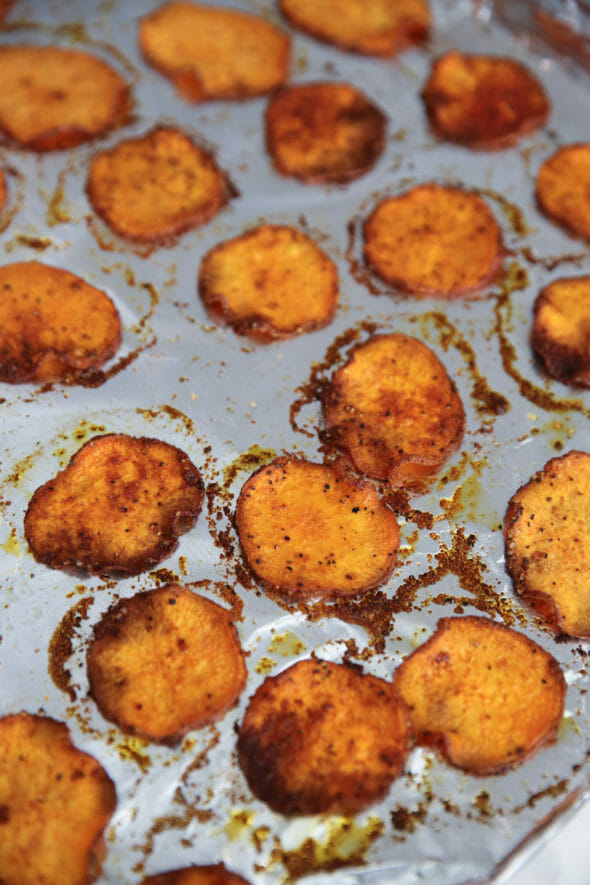 Baked Sweet Potato Chips