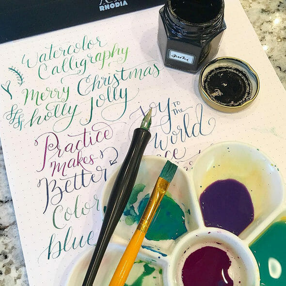 How to get started in Hand-Lettering - Our Best Bites