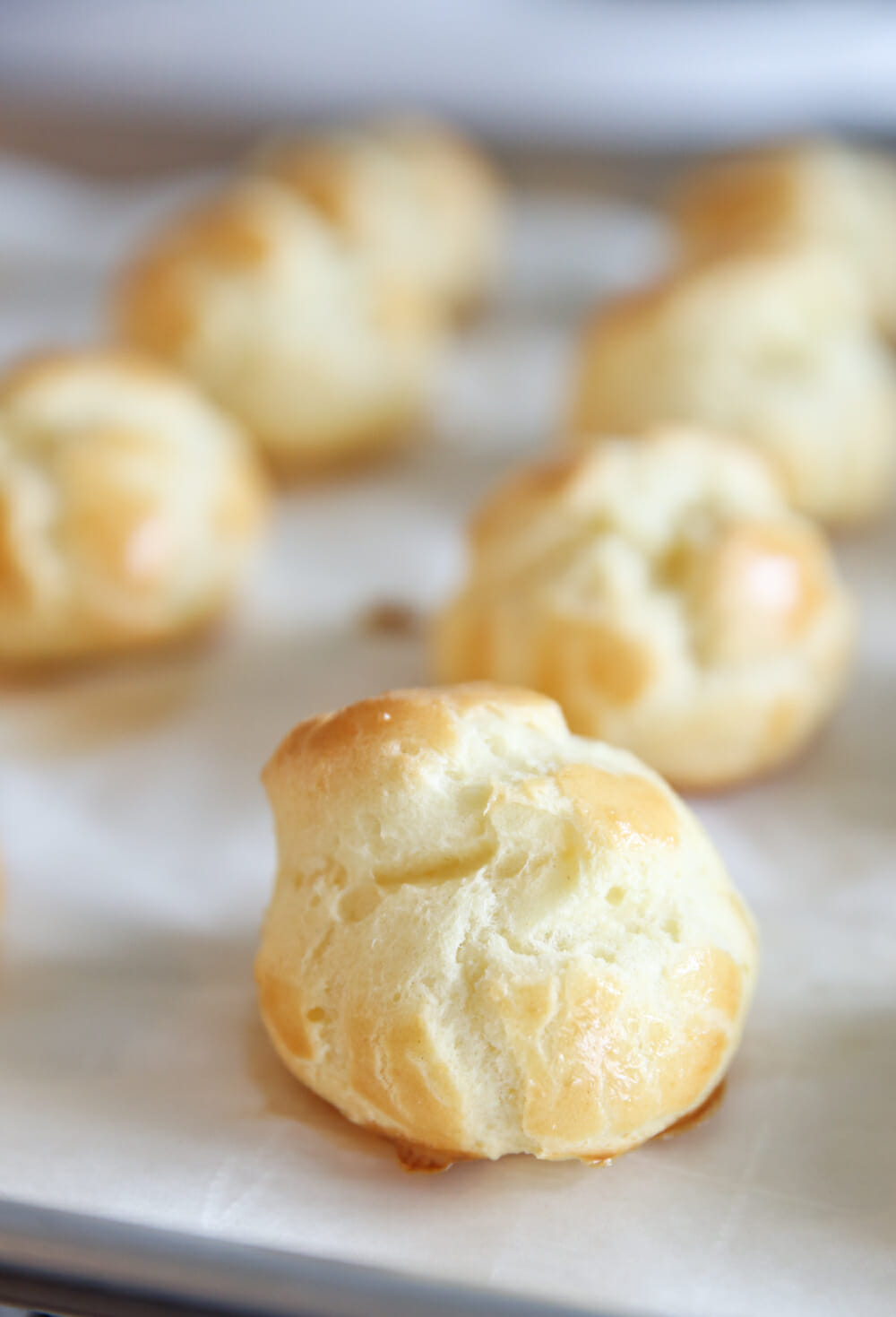 Chocolate Covered Strawberry Cream Puffs - Our Best Bites