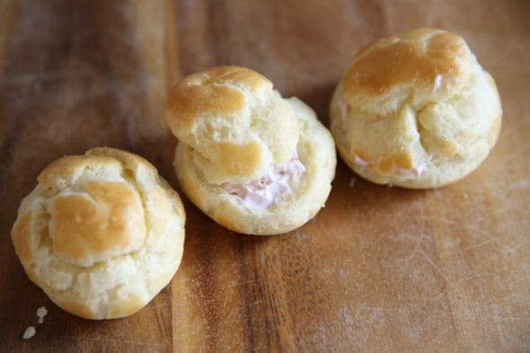 filled cream puffs