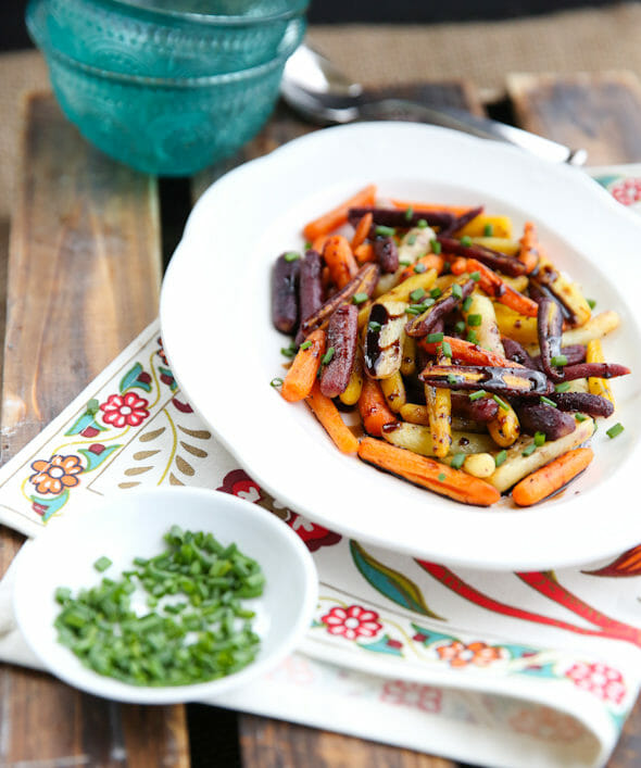 Roasted Rainbow Carrots