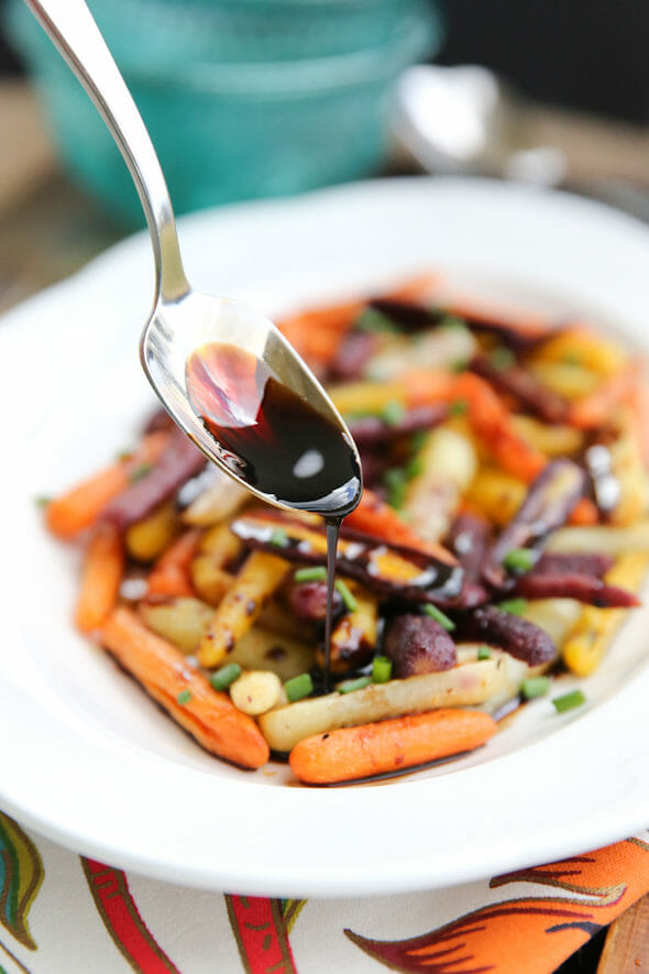 Roasted Rainbow Carrots