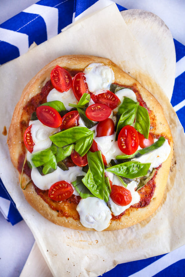 Make your own individual frozen pizza dough!