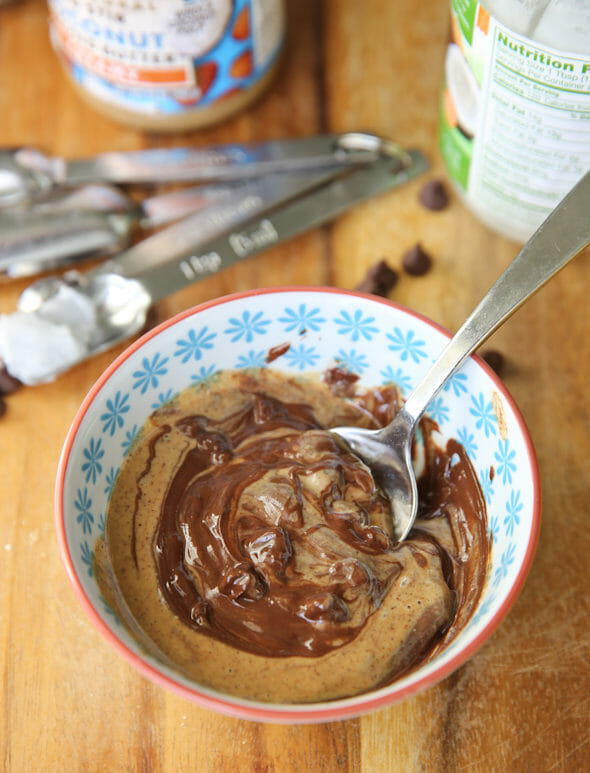 Frozen Chocolate Peanut Butter banana bites