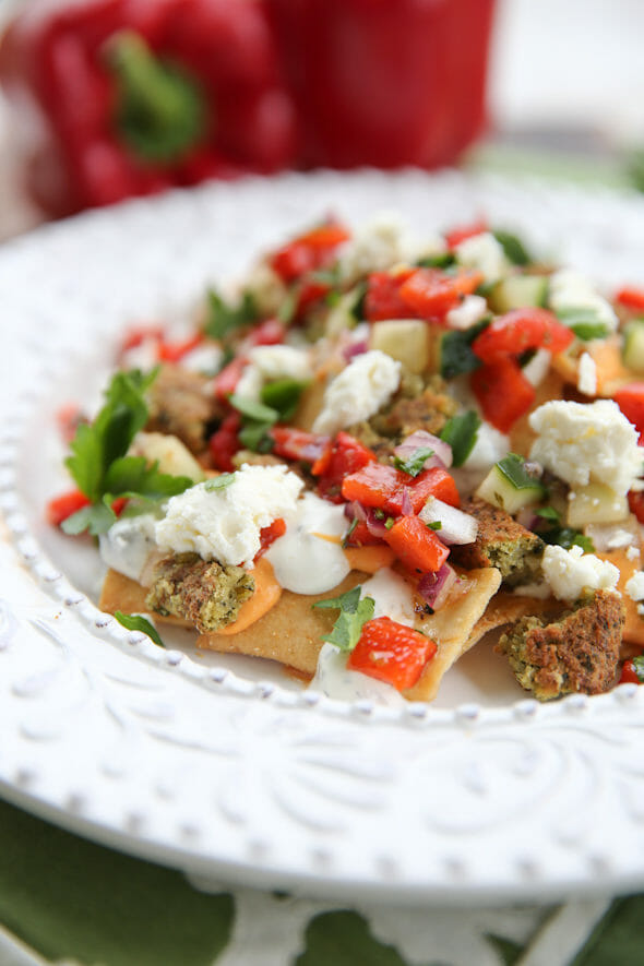 Greek Pita Nachos