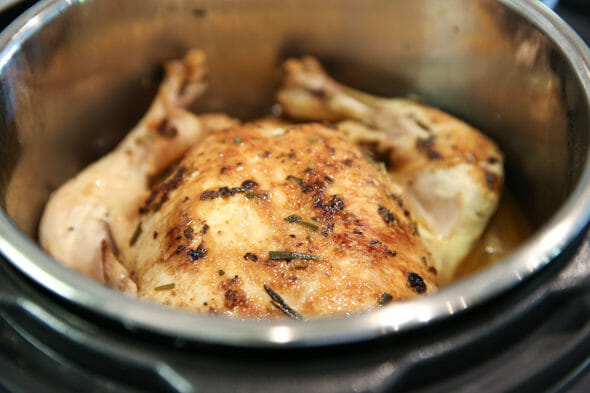 Easy Roasted Chicken With Yedi Pressure Cooker - Savourous