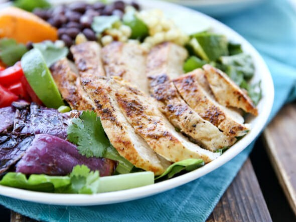 Southwest Grilled Chicken and Vegetable Salad - Our Best Bites