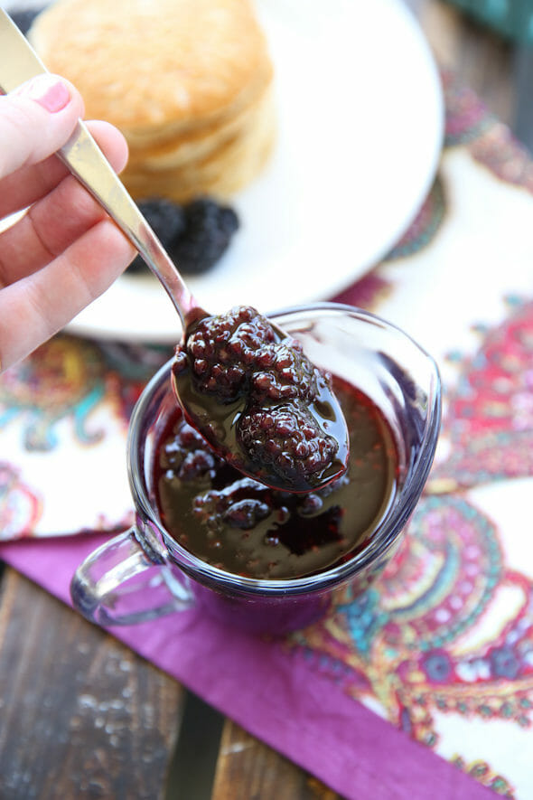 Blackberry Maple Syrup