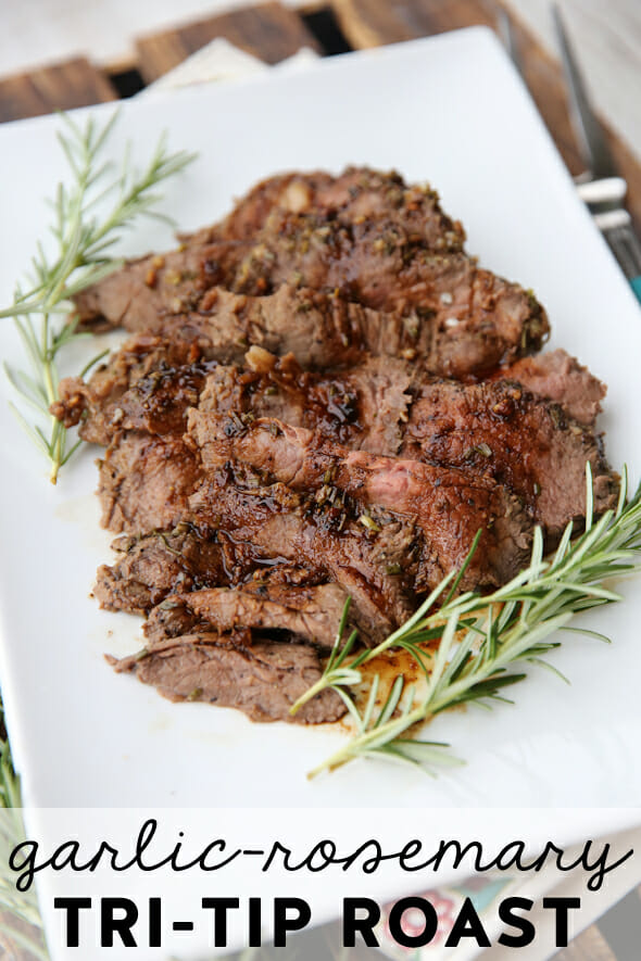 Beef Tri-Tip Roast with Rosemary-Garlic Vegetables