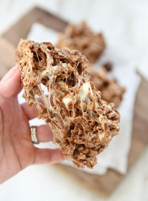 Peanut Butter Cup Rice Krispie Treats