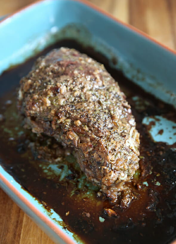 Garlic Rosemary TriTip Roast