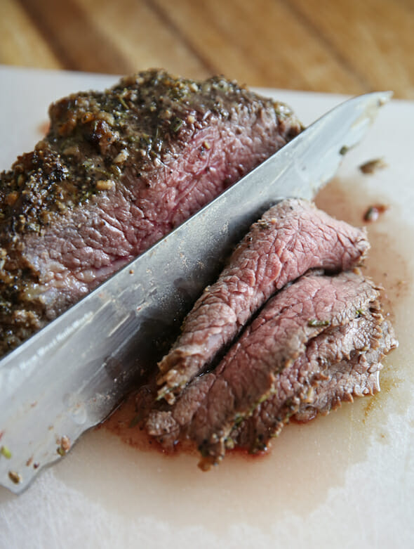 Beef Tri-Tip Roast with Rosemary-Garlic Vegetables