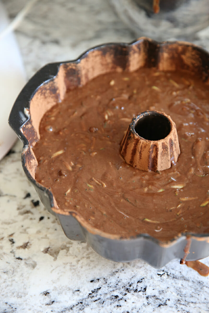 The best chocolate zucchini bunt cake