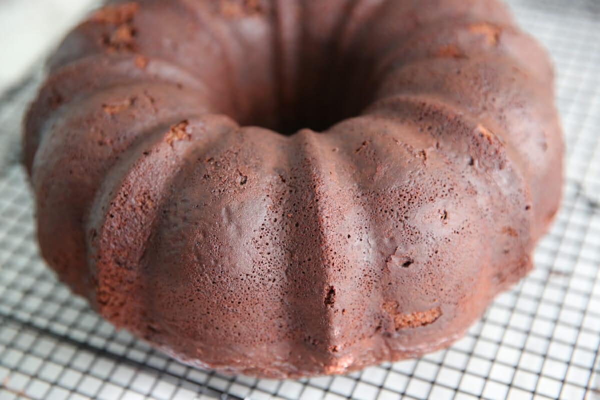 The best chocolate zucchini bunt cake