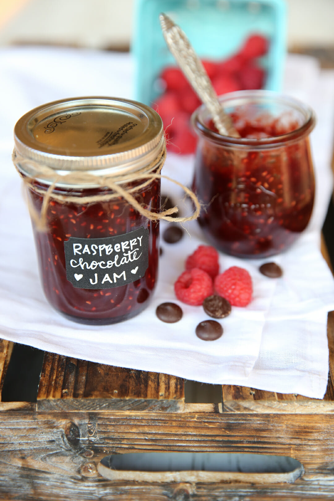 Raspberry Chocolate Jam - Our Best Bites