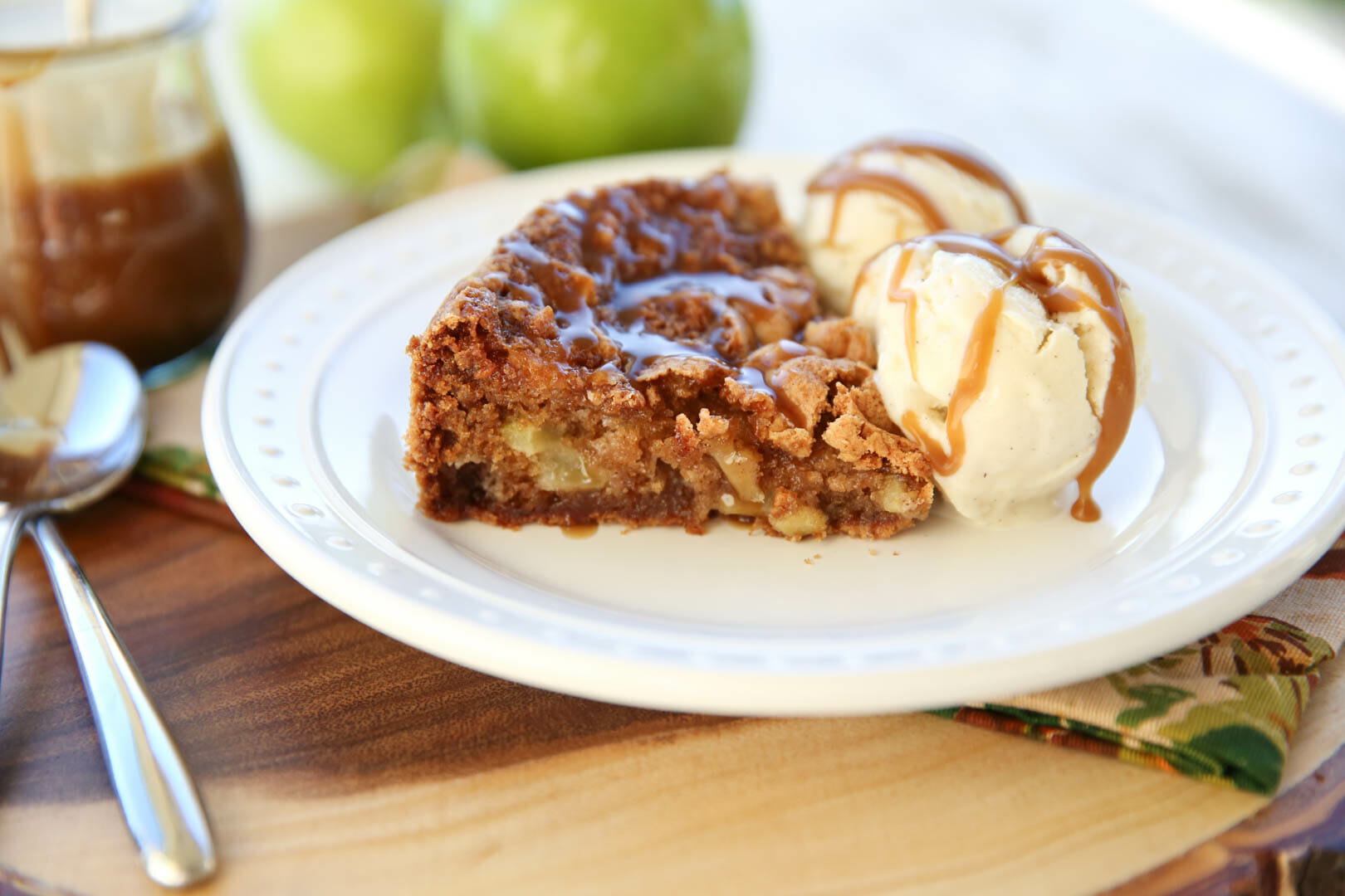 Sugar-Crusted Apple Cake