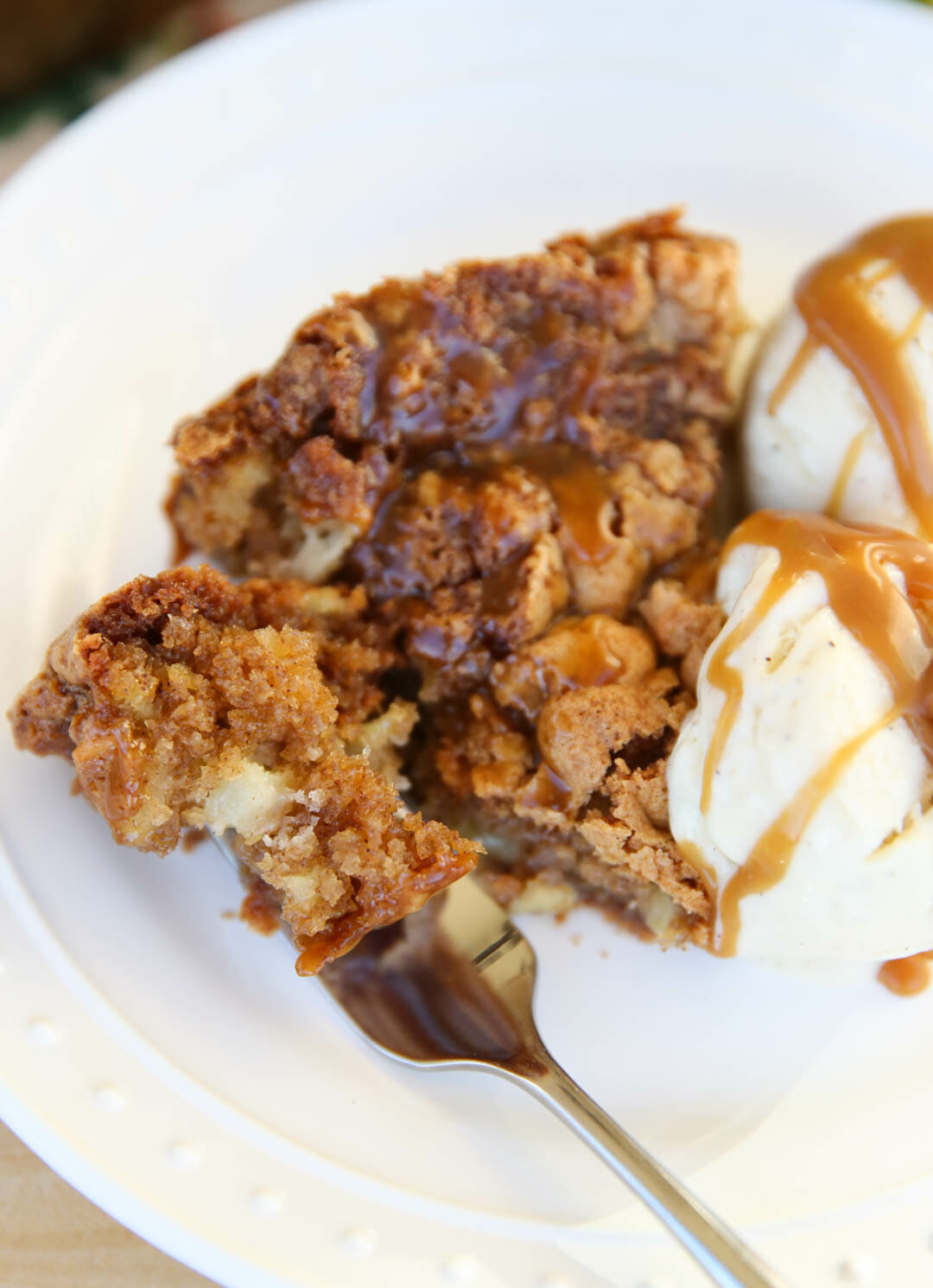 Sugar-Crusted Apple Cake