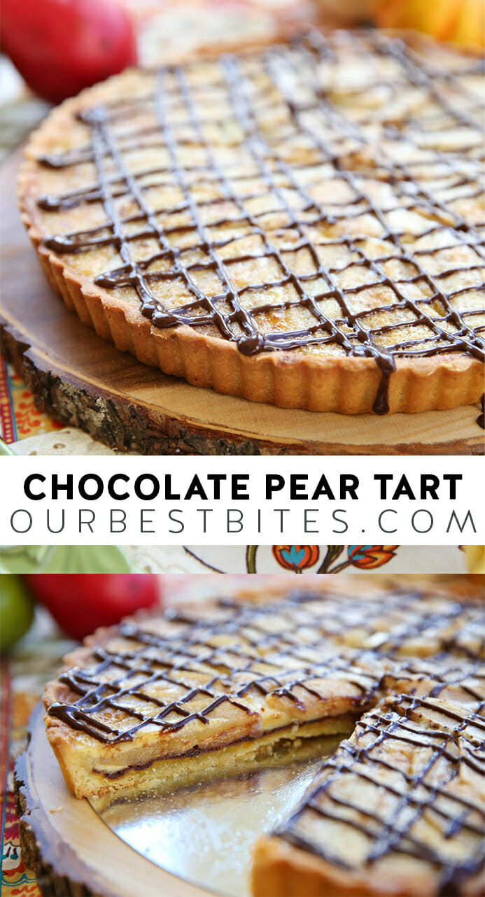 The best holiday dessert recipe - Chocolate Pear Tart