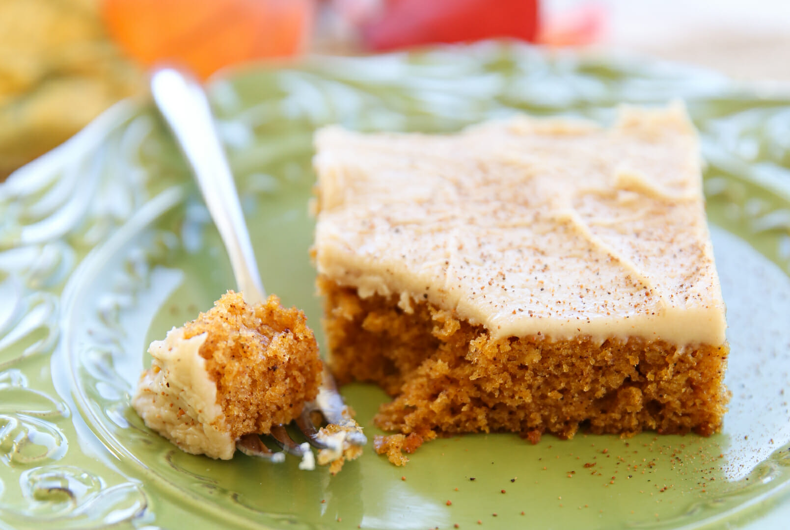 Pumpkin Spice Sheet Cake Our Best Bites 