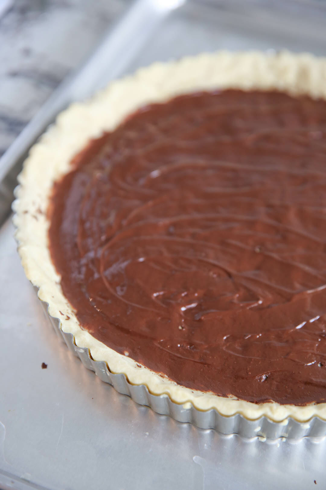 The best Holiday Dessert Recipes: Chocolate Pear Tart