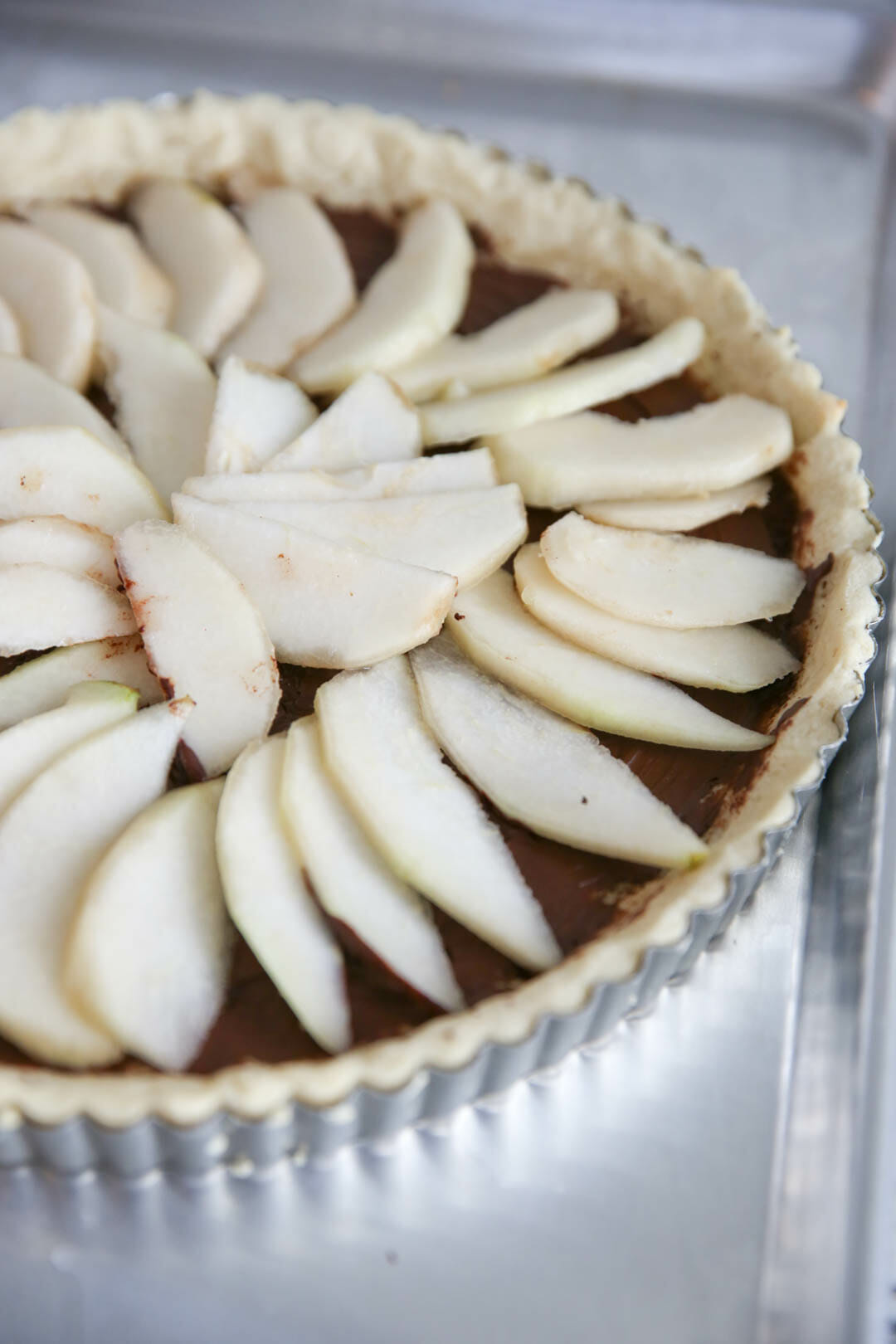 The best Holiday Dessert Recipes: Chocolate Pear Tart