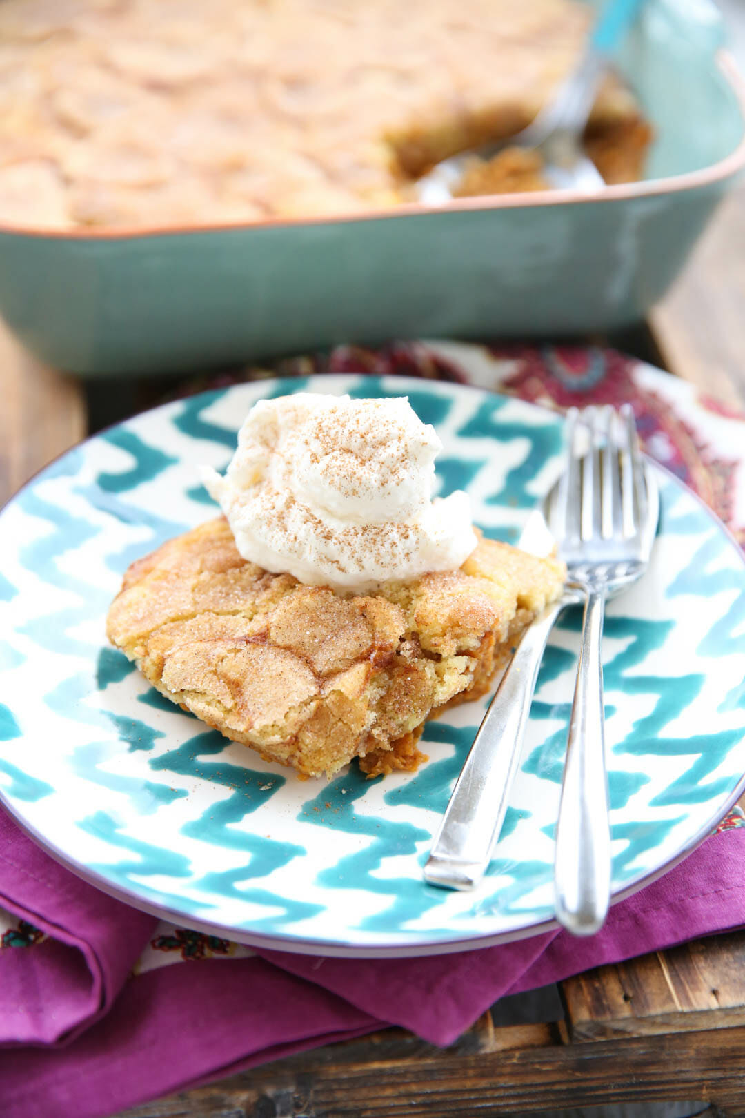 Thanksgiving Dessert: Pumpkin Snickerdoodle Cobbler