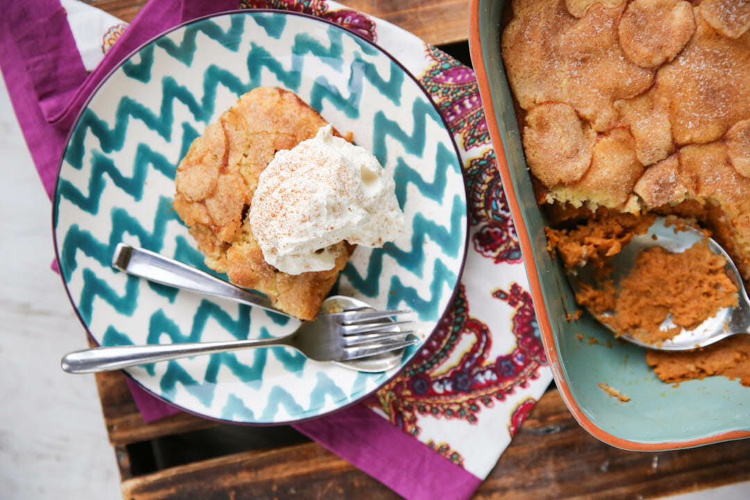 Thanksgiving Dessert Recipe: Pumpkin Snickerdoodle Cobbler