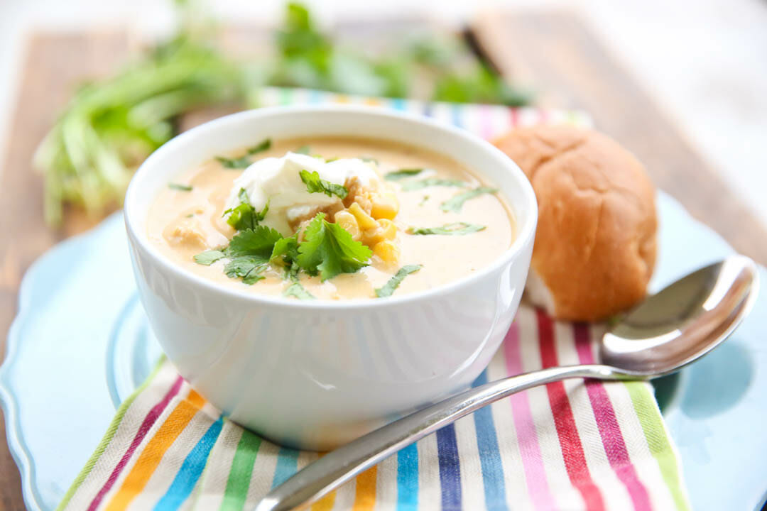 Creamy Chicken and Rice Taco Soup Recipe | Our Best Bites