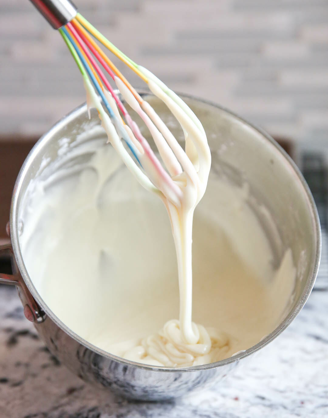 Peppermint Bark Sheet Cake