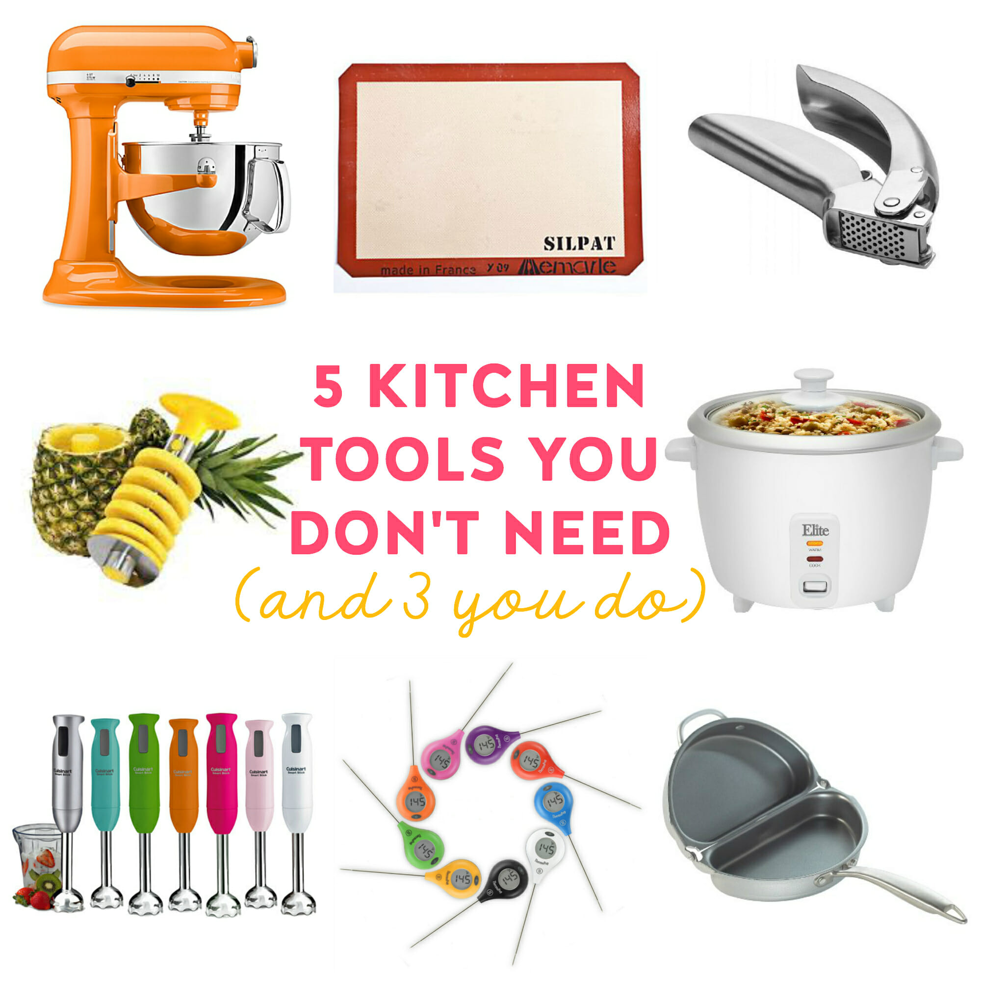 5 Kitchen Gadgets You Don't Need (and 3 You Do!) - Our Best Bites