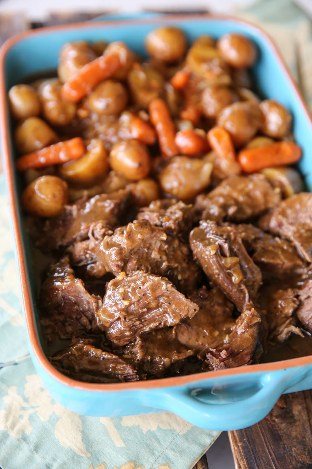 One Pan Beef Roast with Root Vegetables