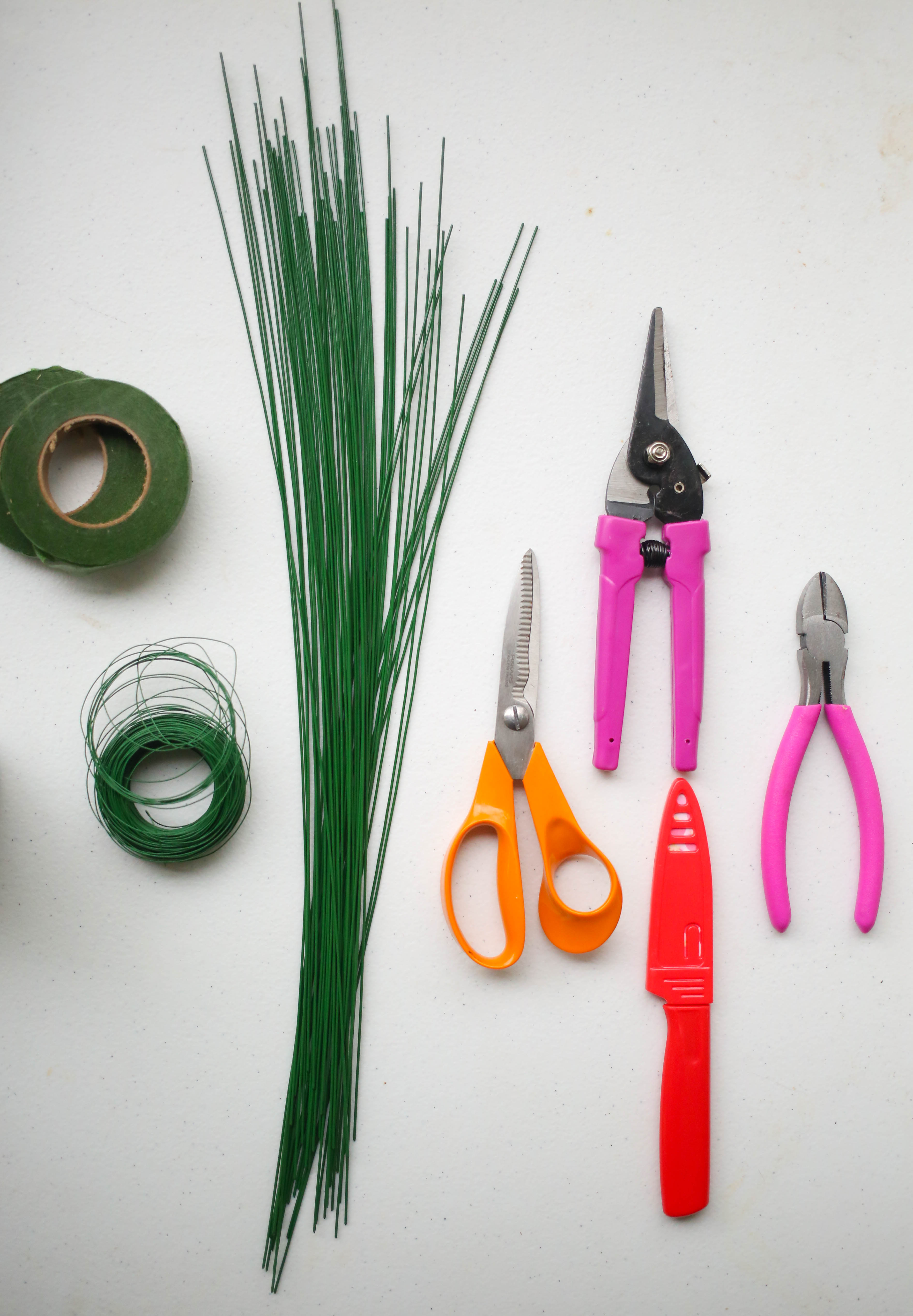 DIY Floral Arrangement Tools Kit Floral Wire Cutter Scissors